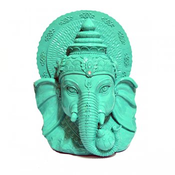 Ganesha Tiffany Brilhante - 27x21x12cm