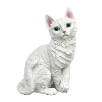 Gato Fellix Branco - 29x17,5x20cm